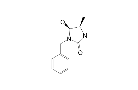 cis-3-Benzyl-5-methyl-4-hydroxy-2-imidazolidinone