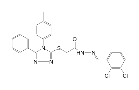 acetic acid, [[4-(4-methylphenyl)-5-phenyl-4H-1,2,4-triazol-3-yl]thio]-, 2-[(E)-(2,3-dichlorophenyl)methylidene]hydrazide