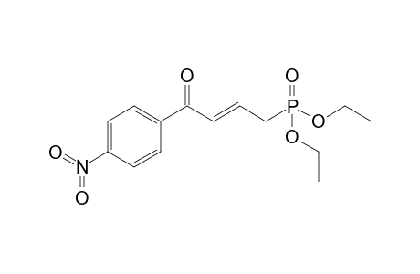 1-(p-Nitrobenzoyl)-3-(diethylphosphonyl)prop-1-ene