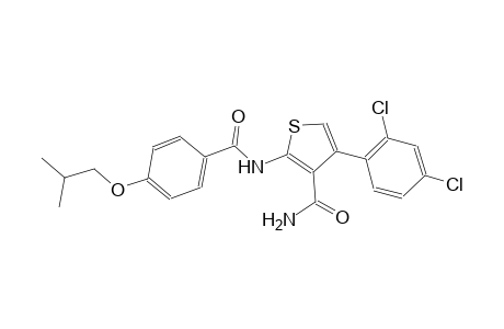 4-(2,4-dichlorophenyl)-2-[(4-isobutoxybenzoyl)amino]-3-thiophenecarboxamide