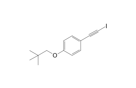 1-Iodo-2-(p-neopentoxyphenyl)acetylene