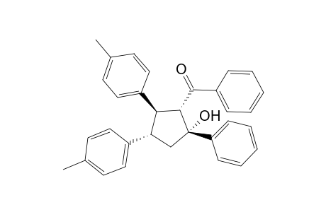2-Benzoyl-1-phenyl-3,4-bis(4'-methylphenyl)-cyclopentanol