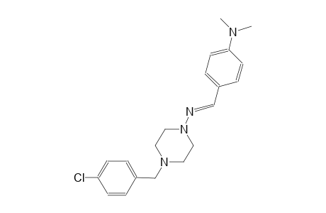 1-piperazinamine, 4-[(4-chlorophenyl)methyl]-N-[(E)-[4-(dimethylamino)phenyl]methylidene]-