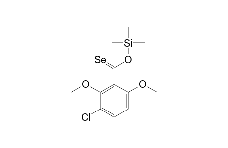 O-TRIMETHYLSILYL-3-CHLORO-2,6-DIMETHOXYBENZENECARBOSELENOATE