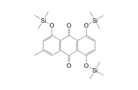 1,5,8-Trihydroxy-3-methylanthraquinone triTMS