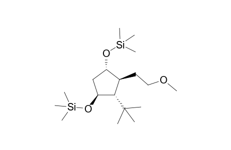 (1S,2R,3S,4S)-2-tert-Butyl-3-(2-methoxy-ethyl)-1,4-bis-trimethylsilanyloxy-cyclopentane