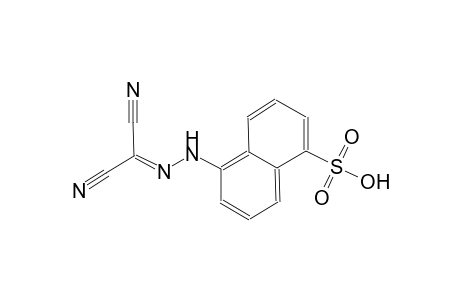 1-naphthalenesulfonic acid, 5-[2-(dicyanomethylene)hydrazino]-