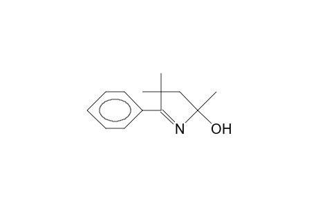 2-Hydroxy-2,4,4-trimethyl-5-phenyl-3,4-dihydro-2H-pyrrole