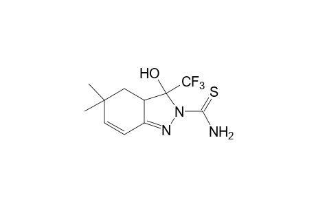 5,5-dimethyl-3-hydroxy-3,3a,4,5-tetrahydrothio-3-(trifluoromethyl)-2H-indazole-2-carboxamide