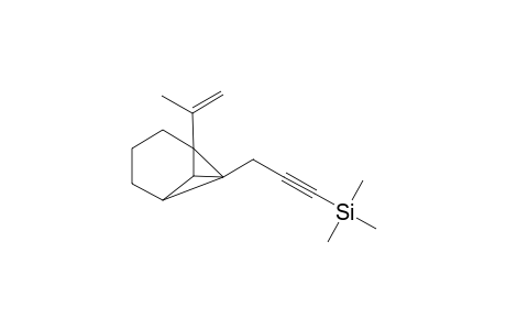 1-Isopropenyl-7-[( 3'-(trimethlsilyl)-2'-propynyl] tricyclo[4.1.0(2,7)] heptane