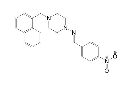 1-piperazinamine, 4-(1-naphthalenylmethyl)-N-[(E)-(4-nitrophenyl)methylidene]-