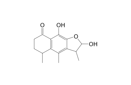 Naphtho[2,3-b]furan-8(5H)-one, 2,3,6,7-tetrahydro-2,9-dihydroxy-3,4,5-trimethyl-