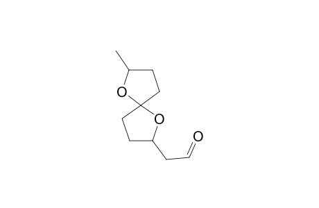 2-(formylmethyl)-7-methyl-1,6-dioxaspiro[4.4]nonane(exogonal)