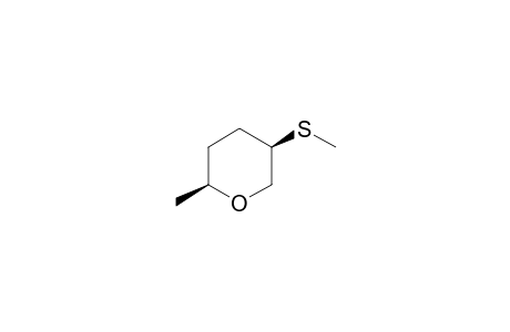(2S,5R)-2-methyl-5-methylsulfanyloxane