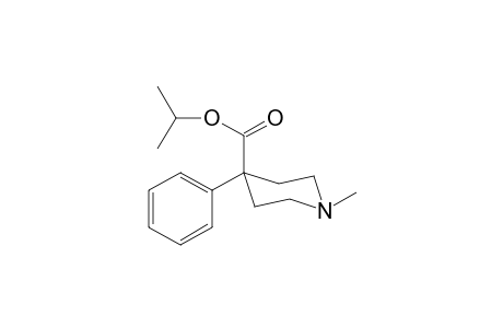 4-Piperidinecarboxylic acid, 1-methyl-4-phenyl-, 1-methylethyl ester