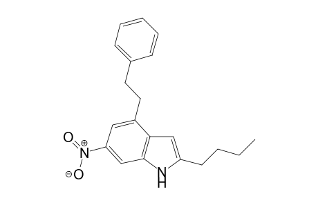 2-Butyl-6-nitro-4-phenethyl-1H-indole