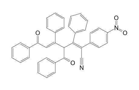 4-Benzoyl-2-p-nitrophenyl-7-oxo-3,5,7-triphenylhepta-2,5-dienitrile