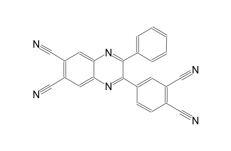 2-(3,4-dicyanophenyl)-3-phenyl-6,7-quinoxalinedicarbonitrile