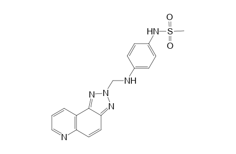 2-{[p-(Methanosulfonamido)anilino]methyl}-1,2,3-triazolo[4,5-f]quinoline