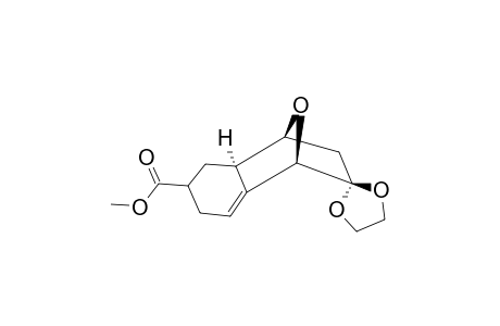 METHYL-(1RS,2SR,4RS,8RS)-9,9-(ETHYLENEDIOXY)-11-OXATRICYCLO-[6.2.1.0(2,7)]-UNDEC-6-ENE-4-CARBOXYLATE