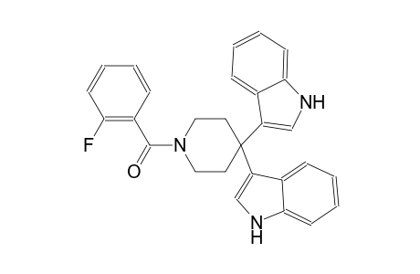 1H-indole, 3-[1-(2-fluorobenzoyl)-4-(1H-indol-3-yl)-4-piperidinyl]-