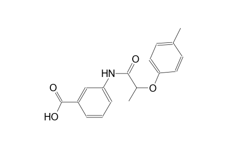 3-{[2-(4-methylphenoxy)propanoyl]amino}benzoic acid