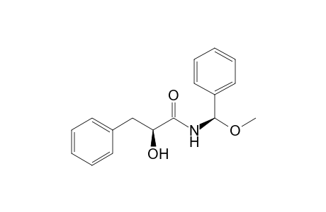 (2S)-2-hydroxy-N-[(R)-methoxy(phenyl)methyl]-3-phenyl-propanamide
