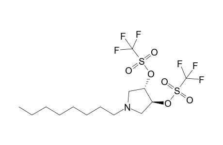 (3S,4S)-1-n-Octyl-3,4-bis(trifluoromethanesulfonyloxy)pyrrolidine