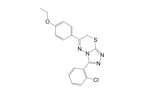 3-(2-chlorophenyl)-6-(4-ethoxyphenyl)-7H-[1,2,4]triazolo[3,4-b][1,3,4]thiadiazine