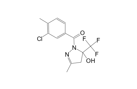 1-(3-chloro-4-methylbenzoyl)-3-methyl-5-(trifluoromethyl)-4,5-dihydro-1H-pyrazol-5-ol