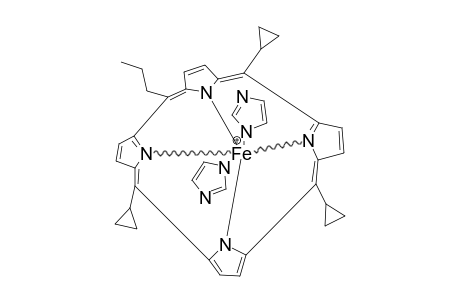 BIS-(IMIDAZOLE)-(MESO-PROPYL-TRICYClOPROPYLPORPHYRINATO)-IRON-(III);FE(T(C)PRP)(HIM)2