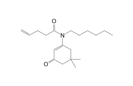 N-(5',5'-Dimethyl-3'-oxocyclohex-1'-enyl)-N-hexylpent-4-enamide