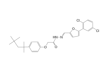 N'-{(E)-[5-(2,5-dichlorophenyl)-2-furyl]methylidene}-2-[4-(1,1,3,3-tetramethylbutyl)phenoxy]acetohydrazide