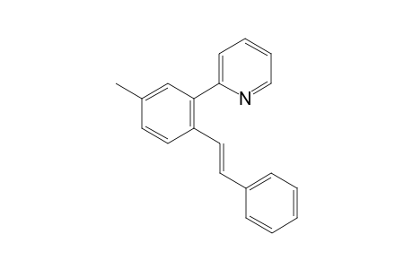 2-(5-methyl-2-styrylphenyl)-pyridine