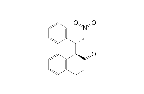 2(1H)-Naphthalenone, 3,4-dihydro-1-(2-nitro-1-phenylethyl)-, [R-(R*,R*)]-