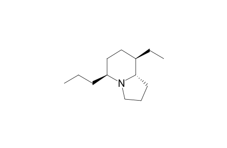 (5S,8R,8aS)-8-ethyl-5-propyl-1,2,3,5,6,7,8,8a-octahydroindolizine