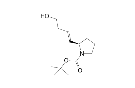 trans-(-)-N-tert-Butyloxycarbonyl-2-(1-(E)-buten-4-hydroxy)pyrrolidine