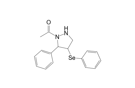 1-Acetyl-4-(phenylseleno)-5-phenylpyrazolidine