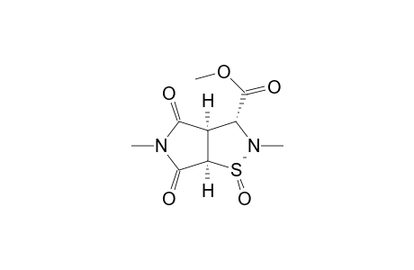 2H-Pyrrolo[3,4-d]isothiazole-3-carboxylic acid, hexahydro-3,5-dimethyl-4,6-dioxo-, methyl ester, 1-oxide, (1.alpha.,3.alpha.,3a.alpha.,6a.alpha.)-(.+-.)-