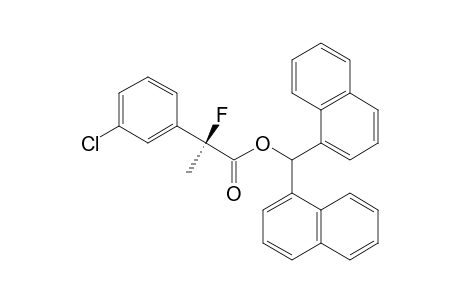 (S)-DI-(NAPHTHALEN-1-YL)-METHYL-2-(3-CHLOROPHENYL)-2-FLUOROPROPANOATE