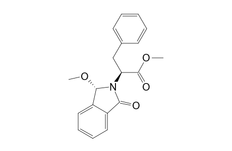 Methyl (2S,3'S)-2-(2,3-dihydro-3-methoxy-1-oxo-1H-isoindol-2-yl)-3-phenylpropanoate