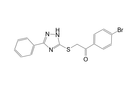 ethanone, 1-(4-bromophenyl)-2-[(3-phenyl-1H-1,2,4-triazol-5-yl)thio]-