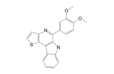 5-(3,4-DIMETHOXYPHENYL)-6H-THIENO-[2',3':5,6]-PYRIDO-[3,4-B]-INDOLE