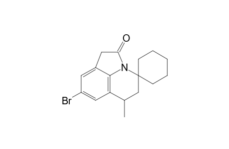 6-Methyl-8-bromo-2-oxo-1,2,5,6-tetrahydro-4H-spiro[pyrrolo[3,2,1-ij]quinoline-4,1'-cyclohexane]