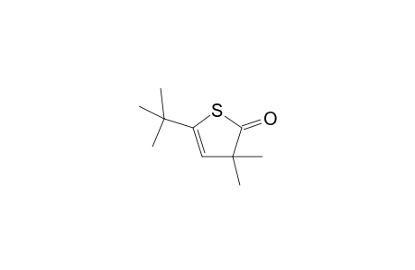 5-(t-butyl0-3,3-dimethyl-2(3H)-thiophenone