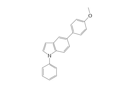 5-(4-Methoxyphenyl)-1-phenyl-1H-indole