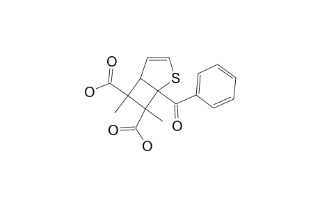 1-BENZOYL-6,7-DICARBOXY-6,7-DIMETHYL-2-THIABICYClO-[3.2.0]-HEPT-3-ENE