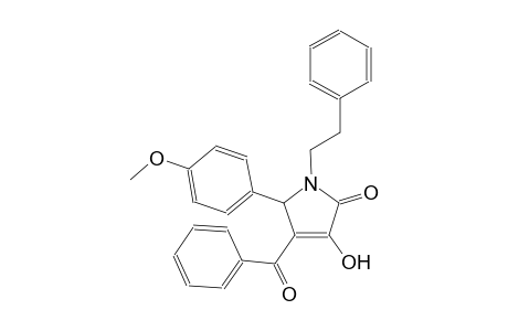 4-benzoyl-3-hydroxy-5-(4-methoxyphenyl)-1-(2-phenylethyl)-1,5-dihydro-2H-pyrrol-2-one