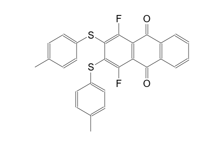 9,10-anthracenedione, 1,4-difluoro-2,3-bis[(4-methylphenyl)thio]-