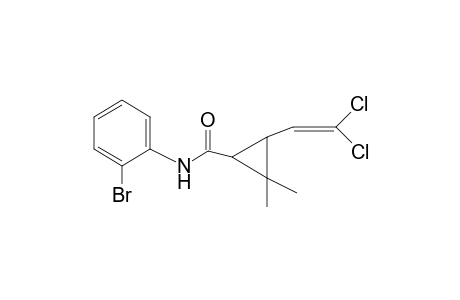 Cyclopropane-1-carboxamide, 2-(2,2-dichloroethenyl)-3,3-dimethyl-N-(2-bromophenyl)-
